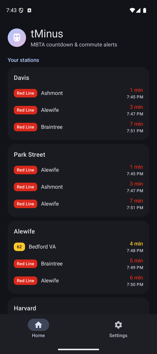 tMinus screenshot 2